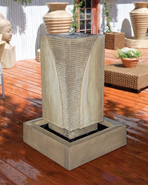 Ribbed MonolithContemporary style recommended outdoors pump